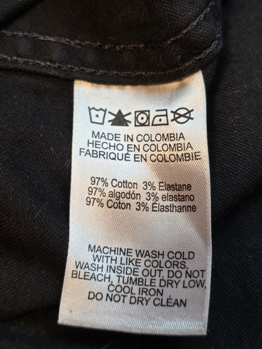 Michael Kors Women's Black Denim Jean Jacket With Gold Logo Buttons Size M - Picture 6 of 15